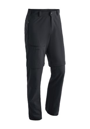 Maier Sports Funktionshose MAIER SPORTS Latit Zip M, Herren, Gr. 50, Normalgr&ouml;ssen, schwarz, 88% Polyester (Recycelt), 12% Elasthan, Hosen Funktionshose, Herren Wa