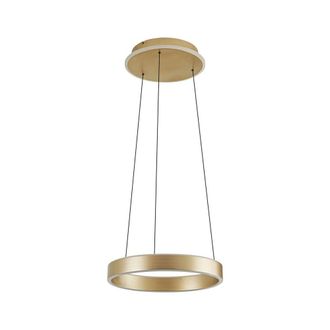 Lucande L&aacute;mpara de techo de metal dorado