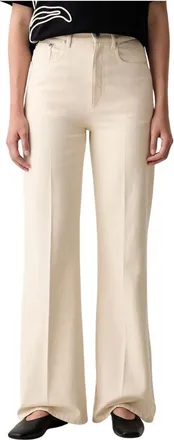 A.P.C. A.p.c., Dames, Jeans, Beige, Maat: W25 Katoen