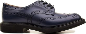 Trickers Bourton Vibram Sole Lace-up - Heren - Veterschoenen - Blauw - 43 1/2 EU - Leer - Schoenen
