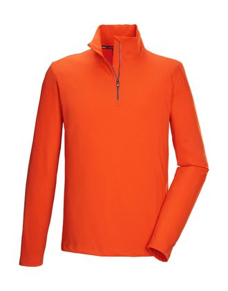 Killtec Langarmshirt KILLTEC KSW 71 MN FLX SHRT, Herren, Gr. 3XL, orange (dunkelorange), Obermaterial: 69% Polyester, 31% Elasthan, ohne Ausschnitt, Shirts La