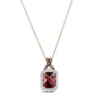 Le Vian Ladies Pomegranate Garnet Collection Necklaces set in 14K Two Tone Gold
