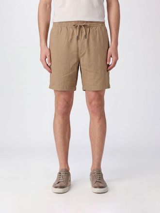Polo Ralph Lauren Shorts in lino con coulisse e logo ricamato