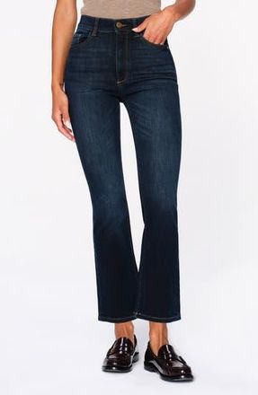 DL1961 Bridget Boot Instasculpt High Rise Crop Jeans in Thunderbird Performance at Nordstrom Rack, Size 23
