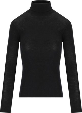 Max Mara Teseo Black Turtleneck Pullover