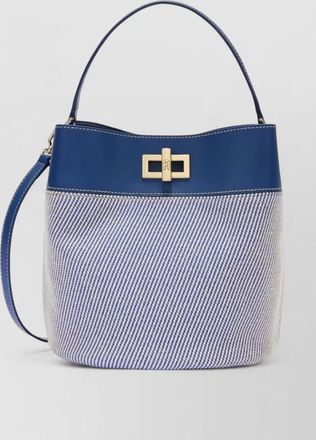 Furla bucket bag top handle detachable strap