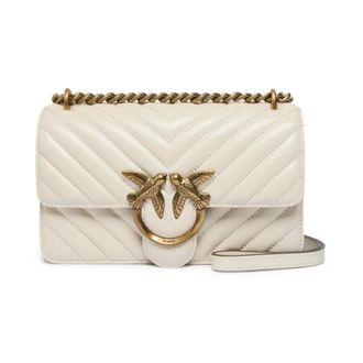 Pinko Cross Body Bags, female, White, Size: ONE SIZE Crossbody Bag