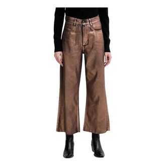 Benetton Dames, Jeans, Bruin, Maat: W29 Katoen