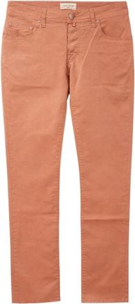 Jacob Cohen Nick Slim Jeans - Heren - Chinos - Roze - W34 - Katoen - Broeken