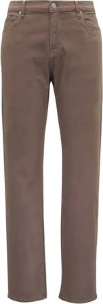 Frame Denim Jeans slim con vita media - Marrone