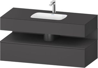 Duravit Qatego Lavabo Encastrado Con Base De Lavabo Consola, - Duravit