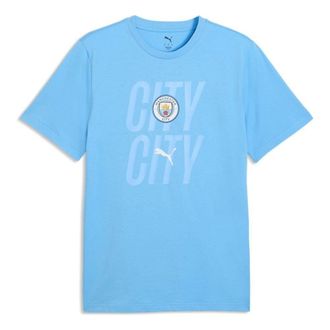 Puma x Manchester City ftblCulture T-Shirt Team Light Blue Blue Guppy 786279-40