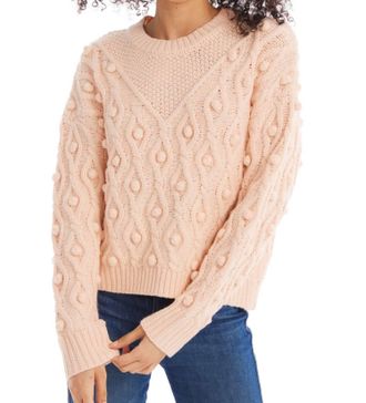Allison New York Esme Sweater In Blush