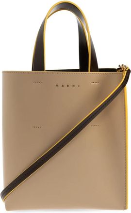 Marni Museo Mini Bag - Dames - Handtassen - Beige - ONE Size - Leer - Tassen