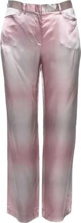 Emporio Armani Pantaloni in seta - Rosa