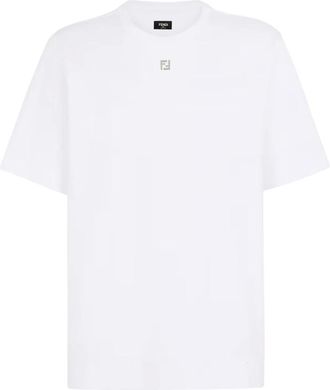 Fendi Hombre, Camisetas, Blanco, Talla: XL