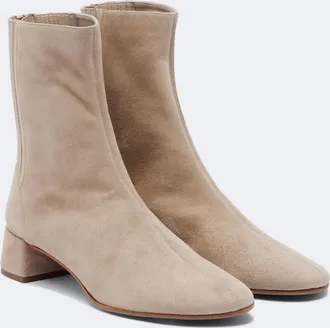 Aquazzura Saint Honor&eacute; suede ankle boots