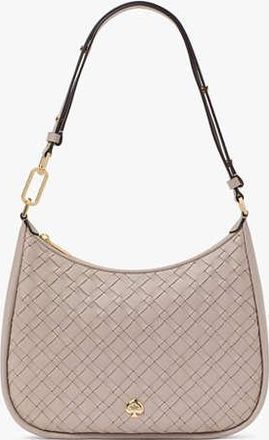 Kate Spade New York Kayla Woven Leather Large Shoulder Bag