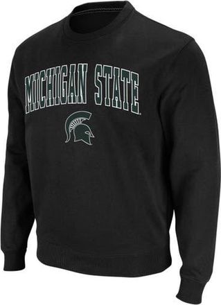 Colosseum Mens Colosseum Black Michigan State Spartans Arch & Logo Crew Neck Sweatshirt at Nordstrom, Size Small