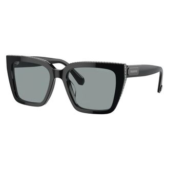 Swarovski Sunglasses, unisex, Black, Size: 54 MM Sunglasses
