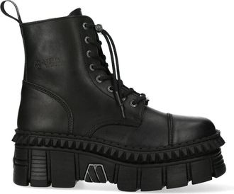 New Rock Leather Boots-WALL083CCT-S6