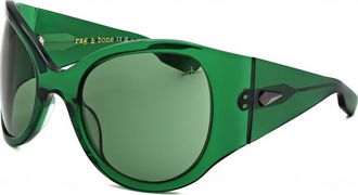 Rag & Bone Womens RNB6004 S 56 1ED Sunglasses - Green - One Size
