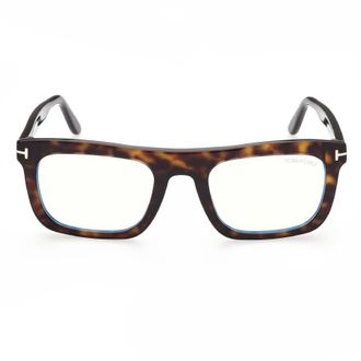 Tom Ford Blue Light Block Square Mens Eyeglasses FT5757-B 052 52