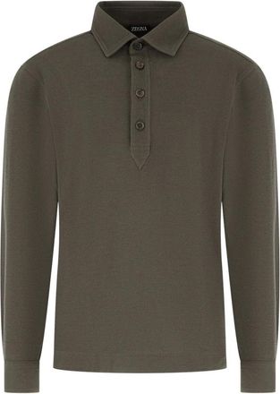 Ermenegildo Zegna Polo - Tops - Hombre - Verde - 2XL