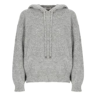 KANGRA Sudadera de algod&oacute;n y alpaca - Sweatshirts & Hoodies - Mujer - Gris - S