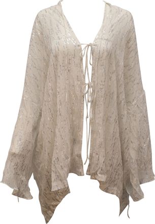 Iro Iro Fuchsia Maisie Top in White Silk