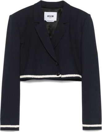 Msgm Mujer, Chaquetas, Azul, Talla: S