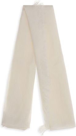 Brunello Cucinelli Womens White Cashmere Foulard Accessory