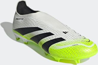 adidas Fussballschuh ADIDAS PERFORMANCE PREDATOR LEAGUE LACELESS FIRM/MULTI-GROUND, Gr. 44,5, bunt (cloud wei&szlig;, core schwarz, lucid lemon), Synthetik, Textil