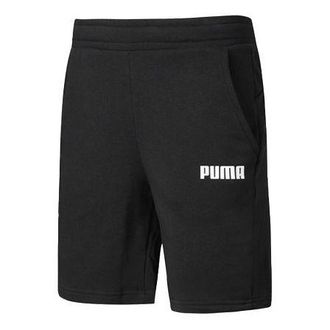 Puma Solid Casual Shorts Black 581902-01
