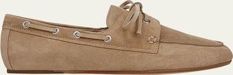 Vince Marin Suede Boat Loafers
