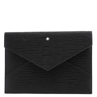 Montblanc Meisterstuck Black Leather 4810 Envelope Pouch