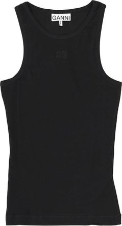 Ganni Tops With Logo