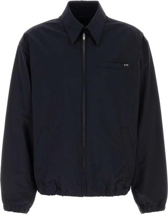 Prada Navy Blue Solid Jacket