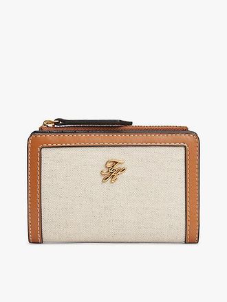 Tommy Hilfiger Logo Canvas Bifold Wallet