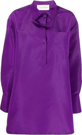 Valentino Garavani Long-Sleeve Button-Up Shirt
