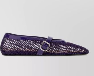 Alaia mesh ballerina shoes