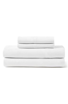 Ted Baker Ladder Stitch 300 Thread Count Sheet Set in Bright White at Nordstrom, Size Queen