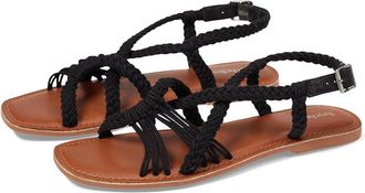 Seychelles Sundown Socialite Womens Sandals Black : 6.5 M, Leather