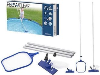 Trade Shop Trade Shop - Kit De Limpieza Est&aacute;ndar De 203 Cm Para El Mantenimiento De Piscinas De Hasta 366 Cm De Di&aacute;metro 58013