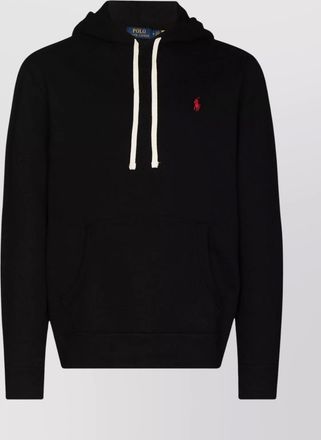 Ralph Lauren hooded cotton blend sweater with pouch pocket