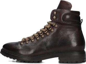 Stefano Lauran Bruine Veterschoenen voor Heren - Heren - Veterlaarzen - Bruin - 43 EU - Leer - Schoenen