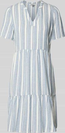 Only A-Linie Freizeitkleid aus Viskose-Leinen-Mix Modell TIRI-GOA in Offwhite, Gr&ouml;&szlig;e XL