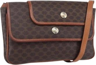 Celine Pre-owned Cross Body Bags, female, Brown, Size: ONE SIZE Pre-owned Plastic Cross Body Bag