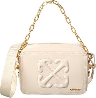 Off-white Medium Leather Camera Bag