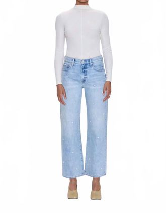 Pistola Denim Lexi Mid Rise Bowed Straight Jeans In Stellar Vintage